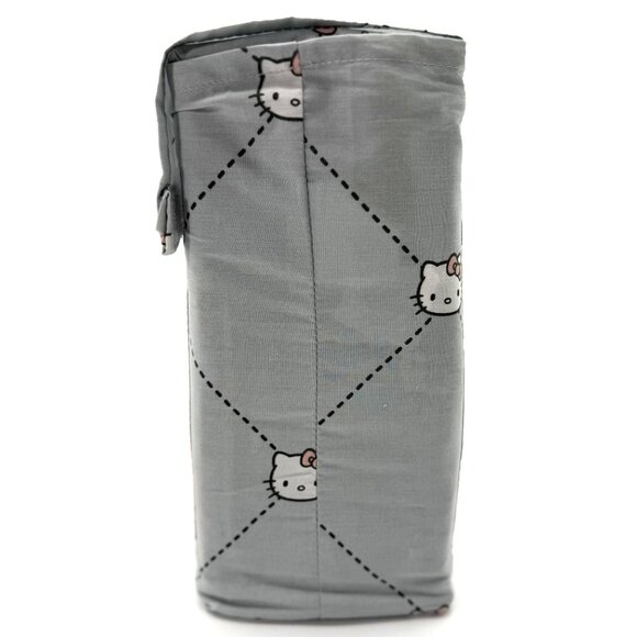 Hello Kitty Queeny Queen Sheet Set 100% Cotton 1 Flat 1 Fitted 2 Pillowcases Gra - Picture 4 of 6